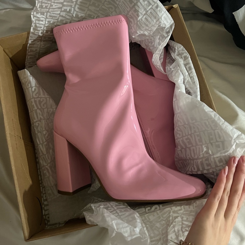 Pink Steve Madden Ankle Boots